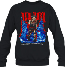 Jalen Brunson Skeleton New York Knicks Basketball The Vibes are Immaculate  Unisex Sweatshirt