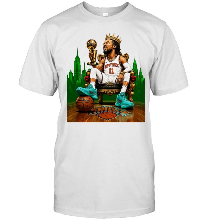 Jalen Brunson The King Crown Trophy Funny Classic Men's T-shirt