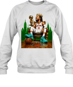 Jalen Brunson The King Crown Trophy Funny Unisex Sweatshirt