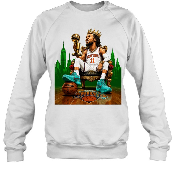 Jalen Brunson The King Crown Trophy Funny Unisex Sweatshirt