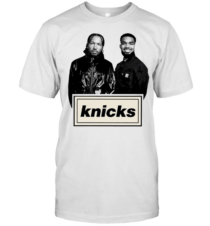 Jalen Brunson and Karl-Anthony Towns Knicks Oasis parody logo Classic Men's T-shirt