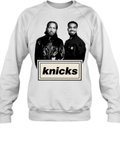 Jalen Brunson and Karl-Anthony Towns Knicks Oasis parody logo Unisex Sweatshirt