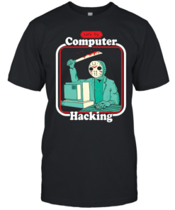 Jason Voorhees let’s try computer hacking Classic Men's T-shirt
