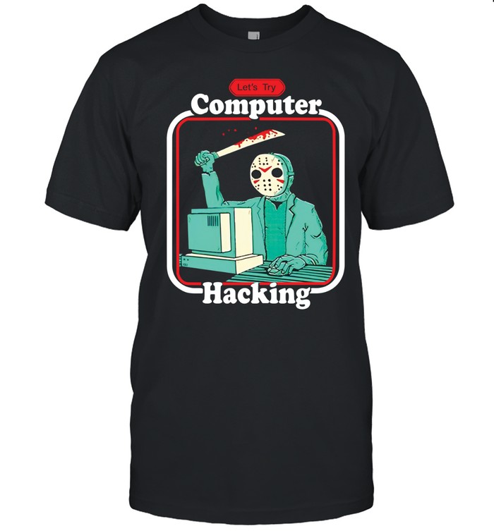 Jason Voorhees let’s try computer hacking Classic Men's T-shirt