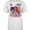 Joe Dirt Red White And Mullet Keep On Diggin Merica 4th Of July Classic Men's T-shirt