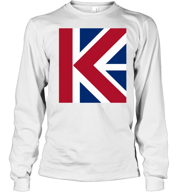 K Union Jack Flag National Basketball Long Sleeved T-shirt