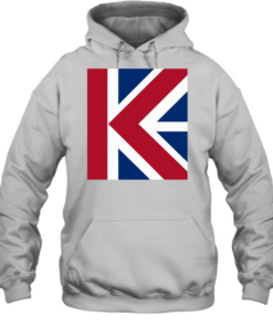 K Union Jack Flag National Basketball Unisex Hoodie