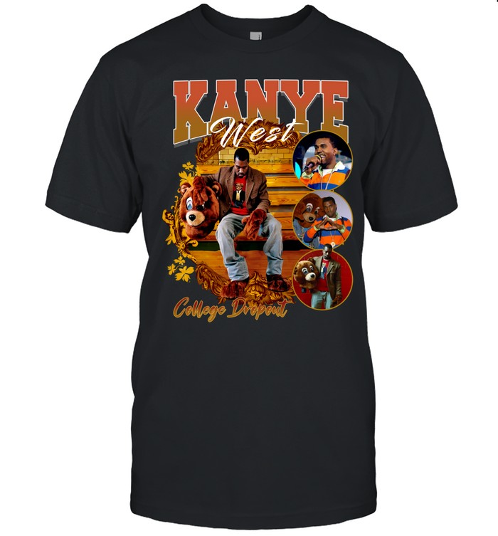 Kanye West College Dropout Graphic 90’s Vintage Rap Classic Men's T-shirt