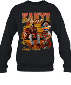Kanye West College Dropout Graphic 90’s Vintage Rap Unisex Sweatshirt