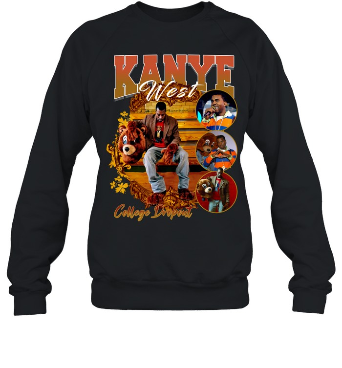 Kanye West College Dropout Graphic 90’s Vintage Rap Unisex Sweatshirt