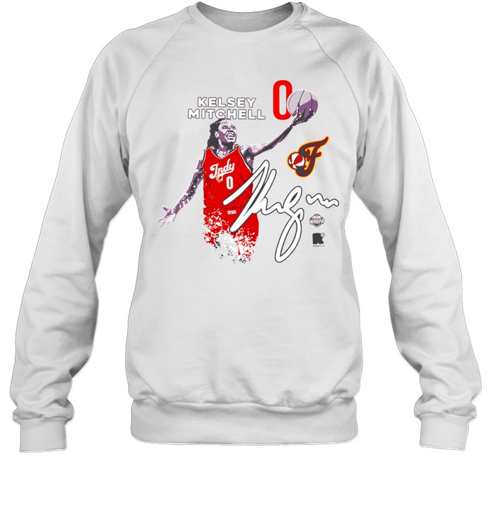 Kelsey Mitchell Indiana Fever Round21 Indy signature Unisex Sweatshirt