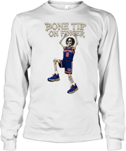 Kemba Walker New York Knicks Bone Tip on Finger  Long Sleeved T-shirt
