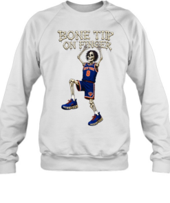 Kemba Walker New York Knicks Bone Tip on Finger  Unisex Sweatshirt