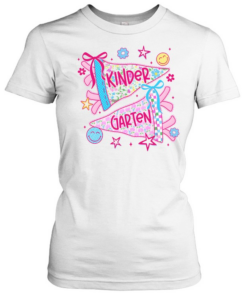 Kindergarten Coquette Pennant  Classic Women's T-shirt