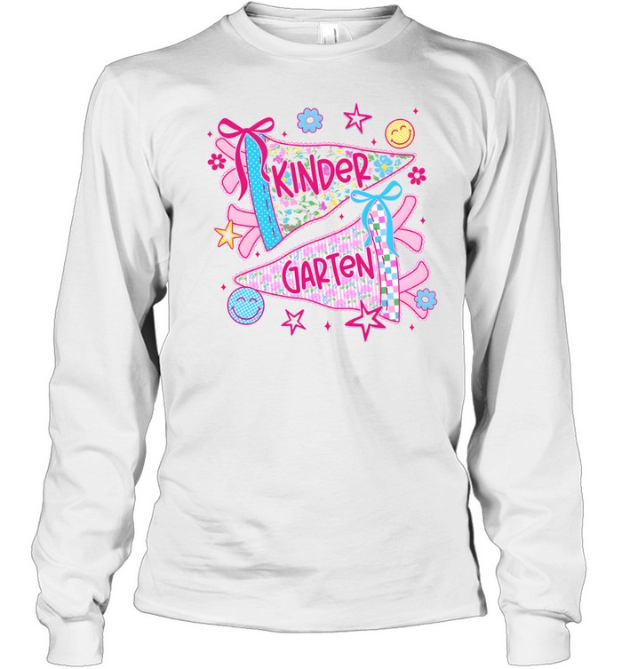 Kindergarten Coquette Pennant Long Sleeved T-shirt
