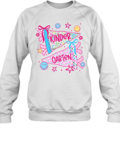 Kindergarten Coquette Pennant Unisex Sweatshirt