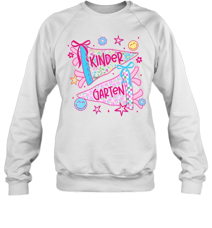 Kindergarten Coquette Pennant Unisex Sweatshirt