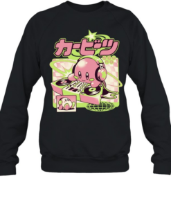 Kirby Cute Beats Sound Nintendo DJ Gaming Unisex Sweatshirt