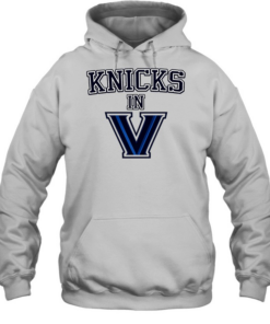 Knicks In V Villanova New York Knicks Basketball 2026 parody logo  Unisex Hoodie