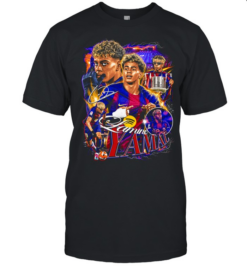 Lamine Yamal FC Barcelona La Liga Lamine Yamal signature  Classic Men's T-shirt