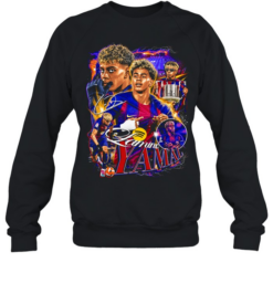 Lamine Yamal FC Barcelona La Liga Lamine Yamal signature Unisex Sweatshirt