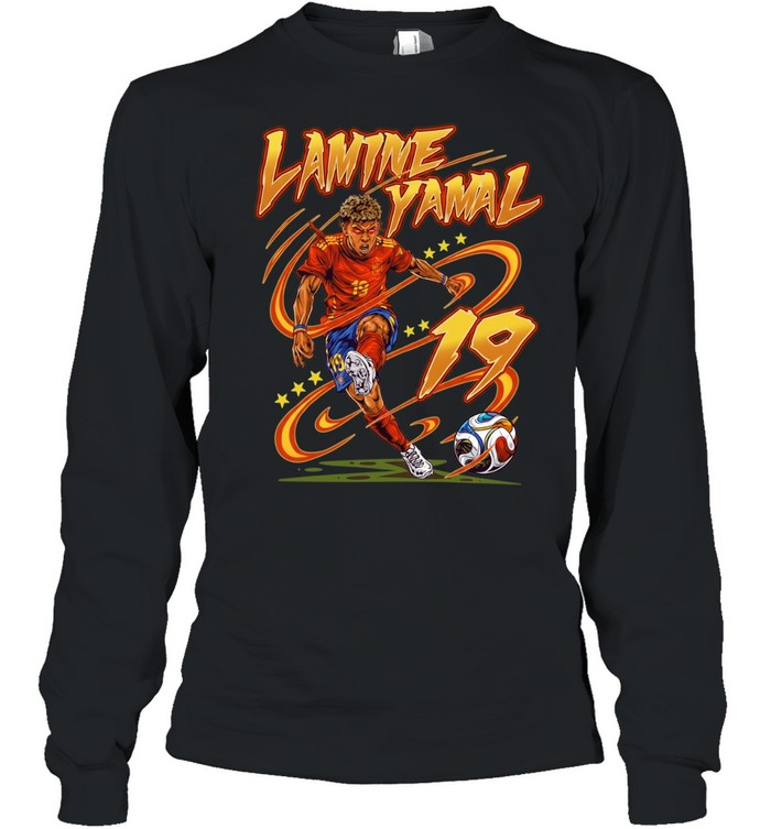 Lamine Yamal Spain National Football Team 19 Long Sleeved T-shirt