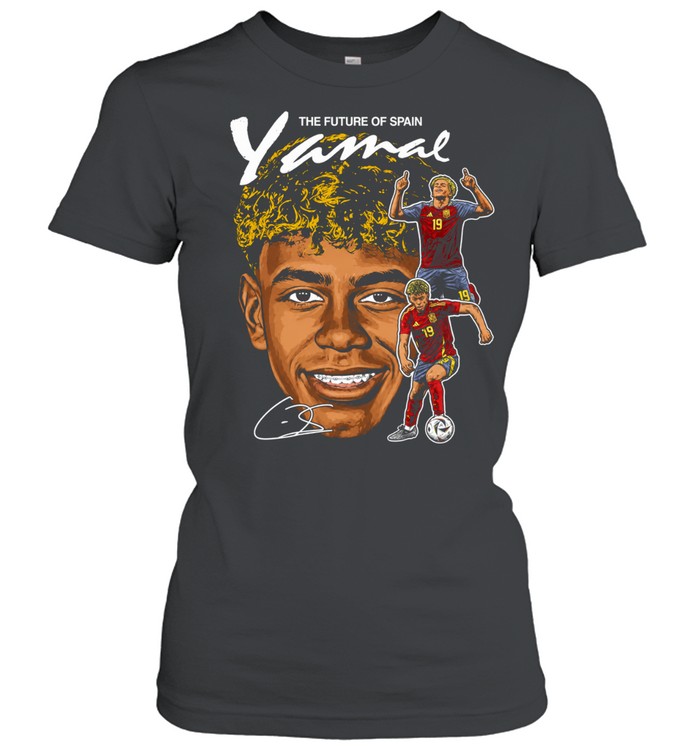 Lamine Yamal Spain National Team the future of Spain signature Classic Women's T-shirt