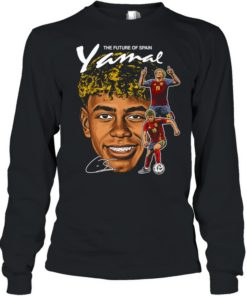 Lamine Yamal Spain National Team the future of Spain signature Long Sleeved T-shirt
