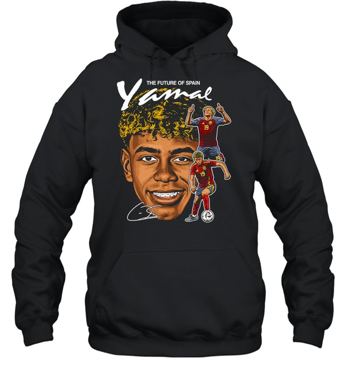 Lamine Yamal Spain National Team the future of Spain signature Unisex Hoodie