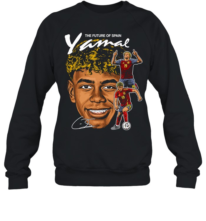 Lamine Yamal Spain National Team the future of Spain signature Unisex Sweatshirt