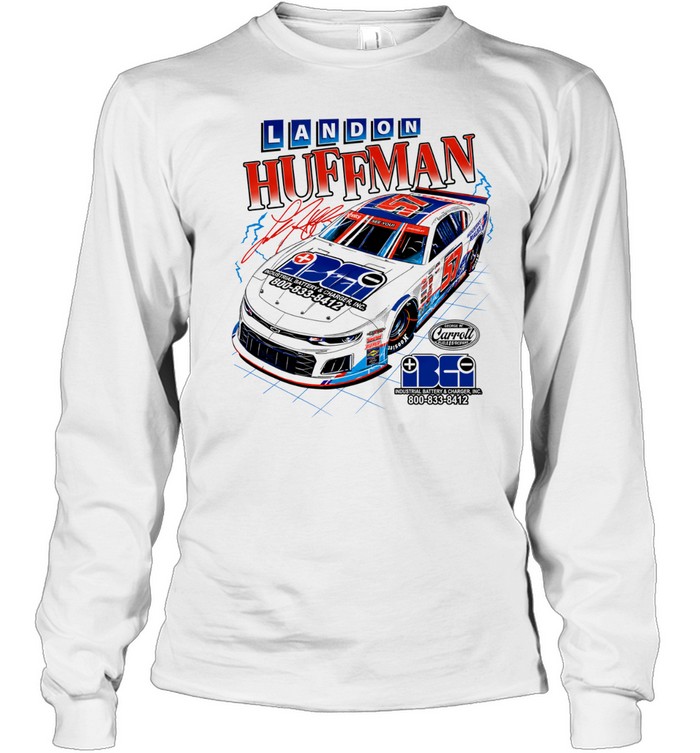 Landon Huffman 57 Industrial Battery and Charger Carroll Speed Long Sleeved T-shirt