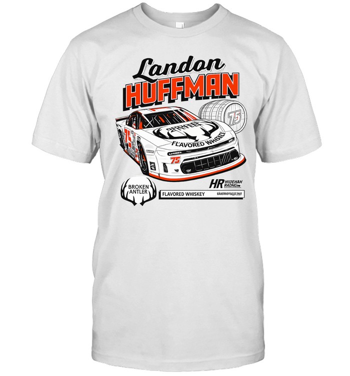 Landon Huffman Broken Antler Flavored Whiskey 75 Huffman Racing Grassroots Global Classic Men's T-shirt