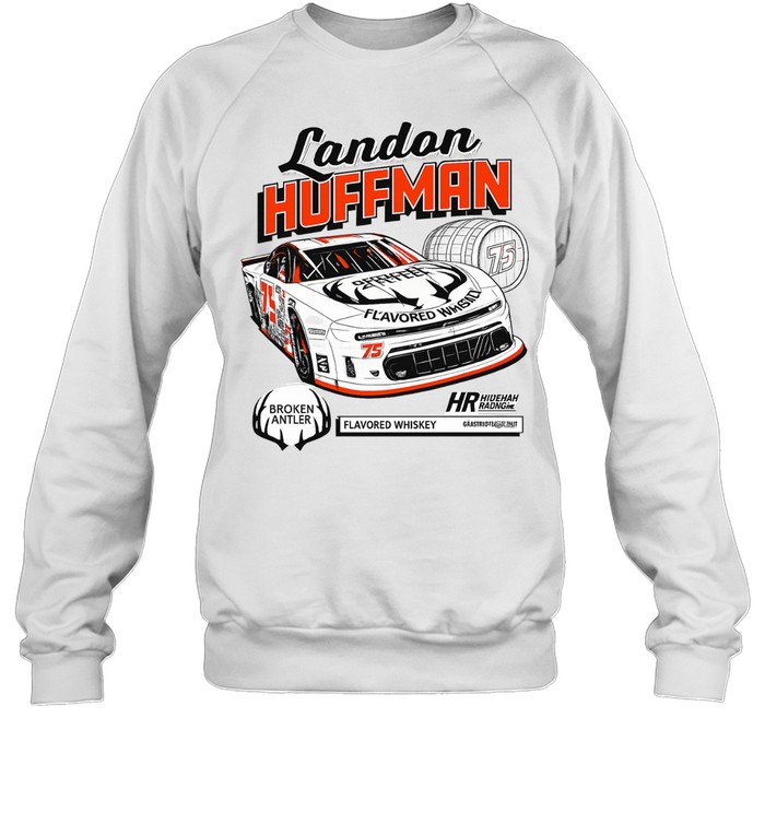 Landon Huffman Broken Antler Flavored Whiskey 75 Huffman Racing Grassroots Global Unisex Sweatshirt
