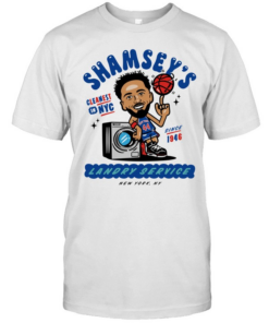 Landry Shamet New York Knicks Shamsey’s Cleanest in NYC Landry Service since 1946 Classic Men's T-shirt