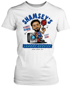 Landry Shamet New York Knicks Shamsey’s Cleanest in NYC Landry Service since 1946  Classic Women's T-shirt