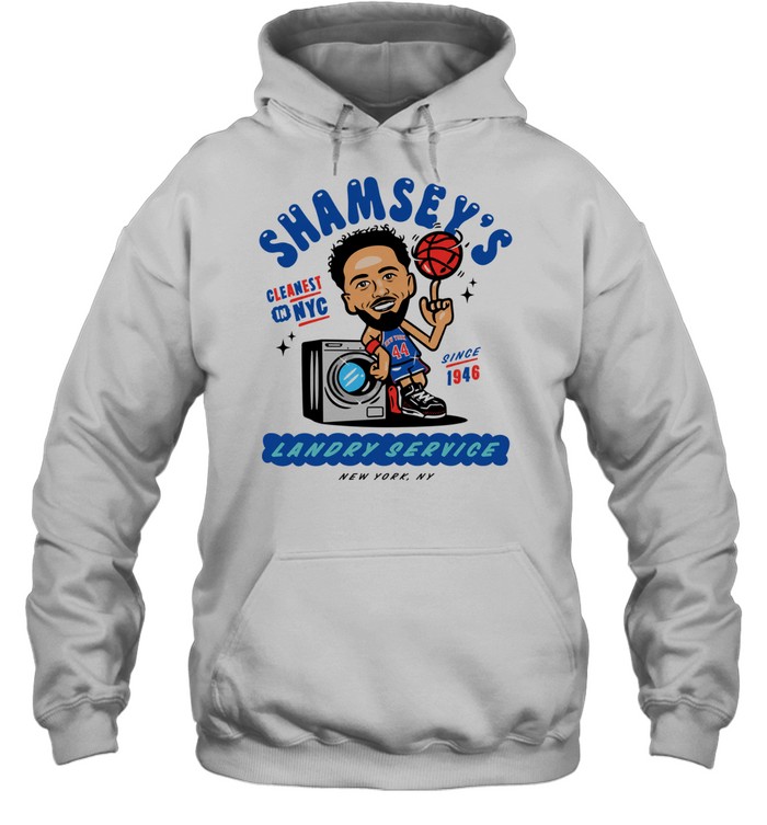 Landry Shamet New York Knicks Shamsey’s Cleanest in NYC Landry Service since 1946 Unisex Hoodie