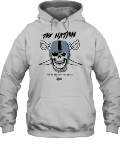 Las Vegas Raiders The Nation skull  Unisex Hoodie