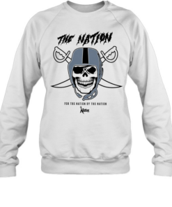 Las Vegas Raiders The Nation skull  Unisex Sweatshirt