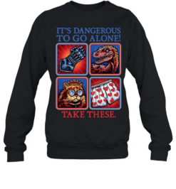 Legend of Zelda Gauntlet Raptor Cat Heart Boxers It’s dangerous to go alone Unisex Sweatshirt