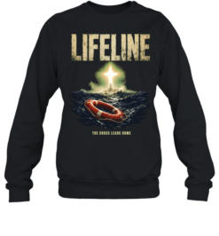 Lifeline The Cross Leads Home Christian Unisex Sweatshirt