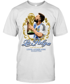 Lionel Andrés Messi Argentina World Cup La Pulga Classic Men's T-shirt