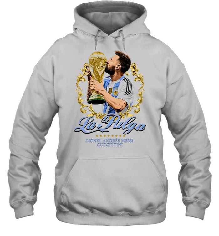 Lionel Andrés Messi Argentina World Cup La Pulga Unisex Hoodie