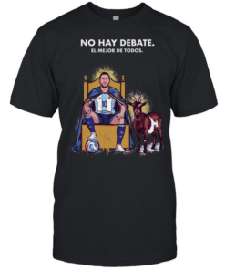 Lionel Messi Argentina National Team No Hay Debate El Mejor De Todos Classic Men's T-shirt