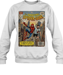Lionel Messi Argentina National Team Spider-Man the Amazing Spider-Goat Unisex Sweatshirt