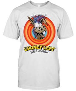 Looney left thats all folks donkey Classic Men's T-shirt