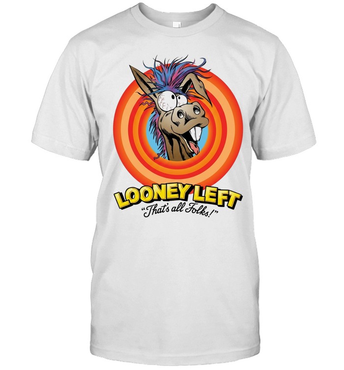 Looney left thats all folks donkey Classic Men's T-shirt