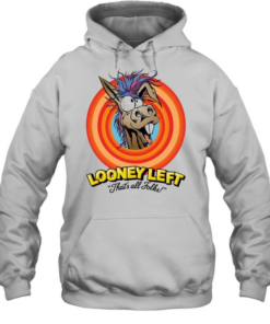 Looney left thats all folks donkey Unisex Hoodie
