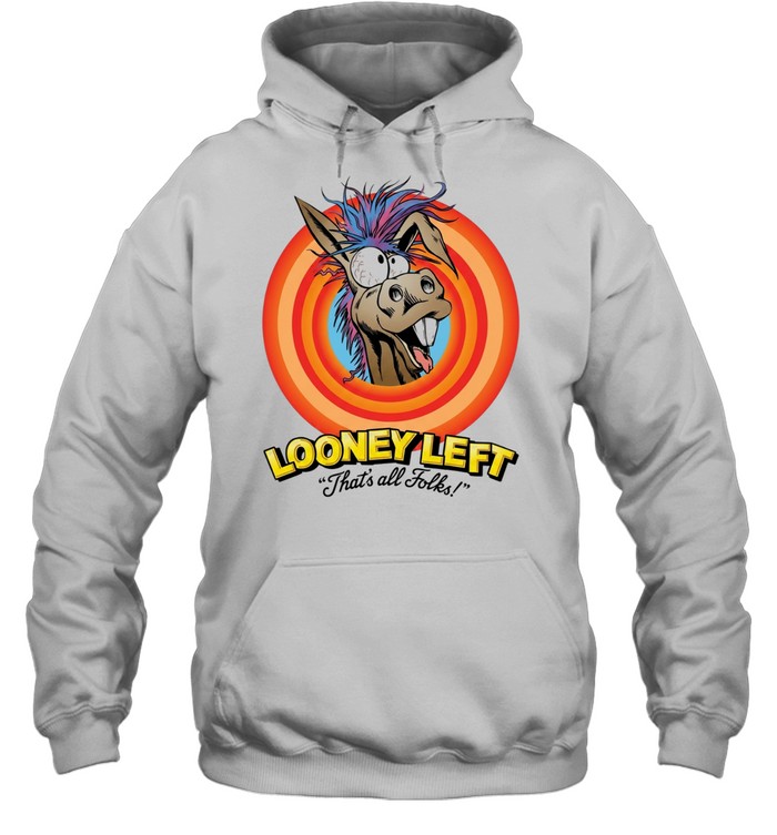 Looney left thats all folks donkey Unisex Hoodie