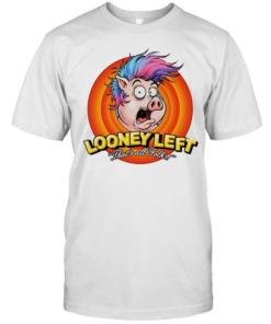 Looney left thats all folks pig Classic Men's T-shirt