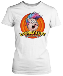 Looney left thats all folks pig  Classic Women's T-shirt